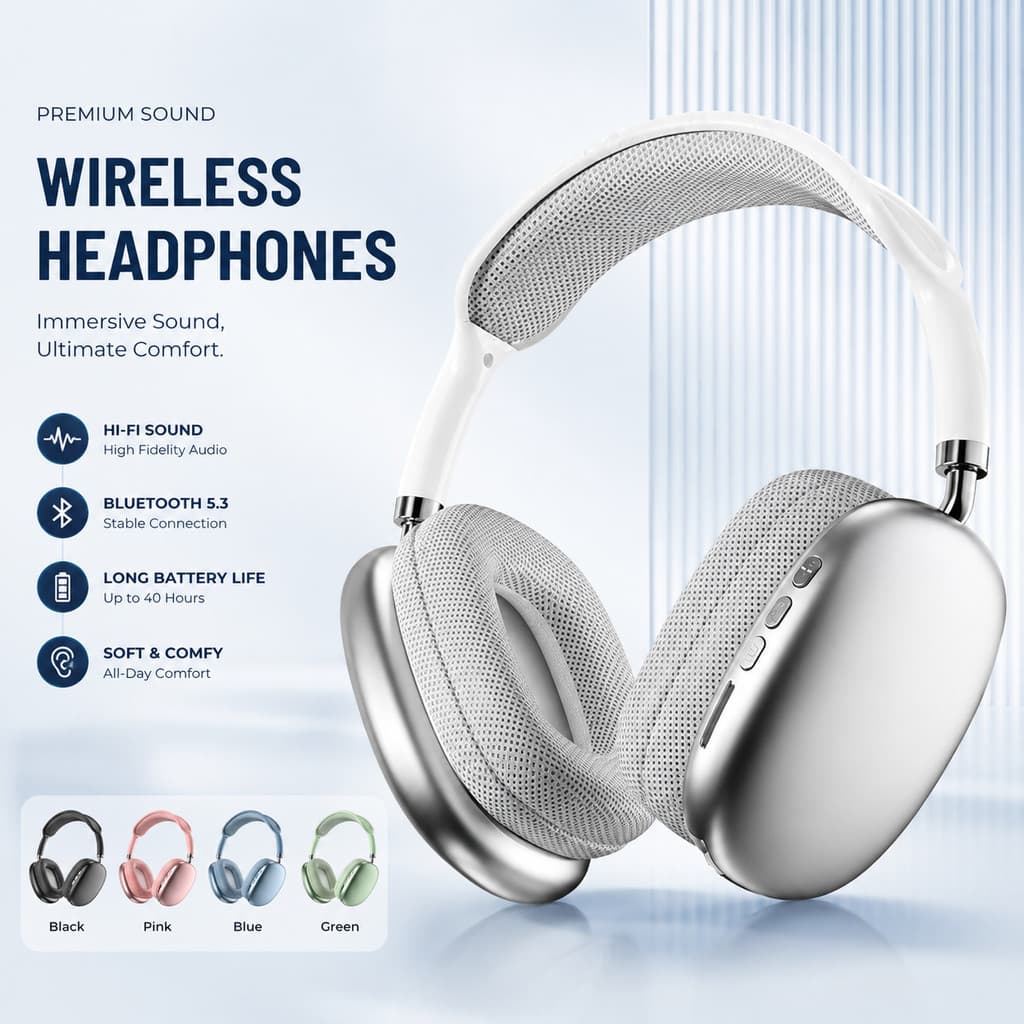 Fone de Ouvido Bluetooth Sem Fio Esportivo para Corrida Academia e Treino