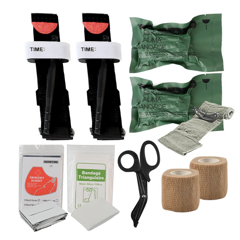 Equipamento de acampamento ao ar livre campo de batalha kit primeiros socorros kit sobrevivência campo sobrevivência kit