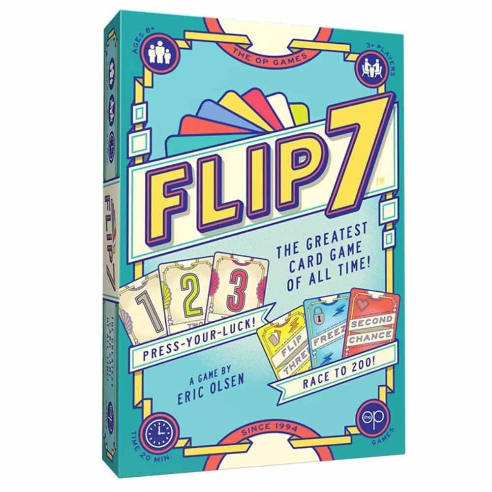 Flip 7 Card Game-Jogo De Tabuleiro De Mesa Divertido E Estratégico Para Família Amigos