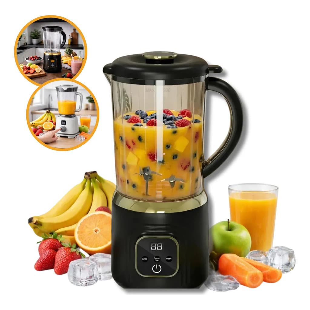 Mini Liquidificador Elétrico Digital 1l Potente Uso Domestic