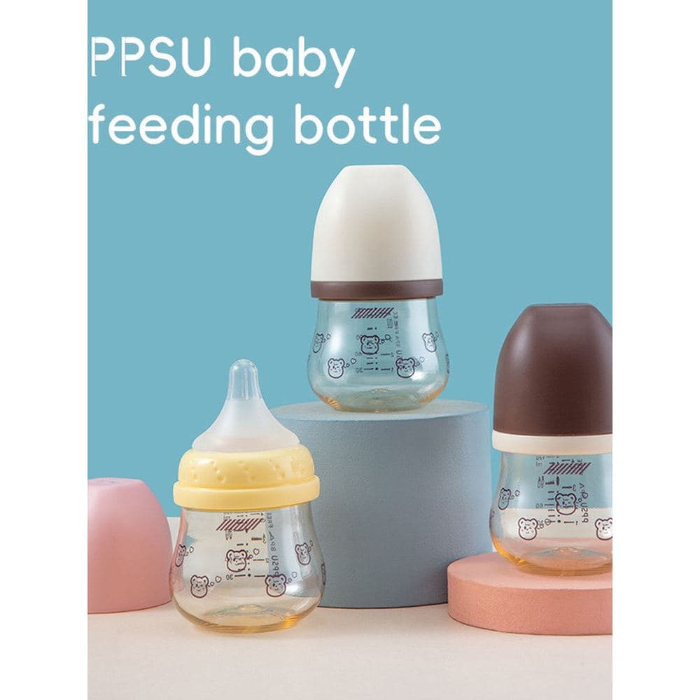 Mamadeira pequena ppsu de calibre amplo, bebê recém-nascido, criança, leite potável, água potável, pote de alimentação, 