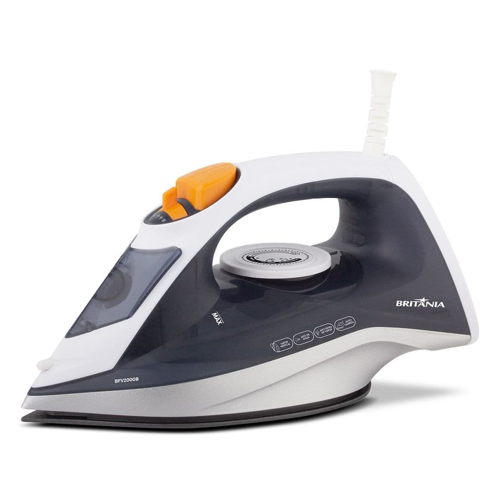 Ferro a Vapor Britânia 245 ml Branco e Cinza 127V BFV2000B
