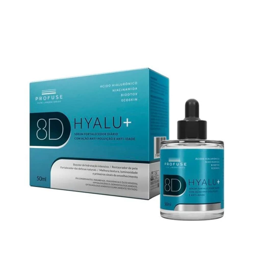Sérum Facial Fortalecedor Profuse 8D Hyalu+ Anti-idade 50ml