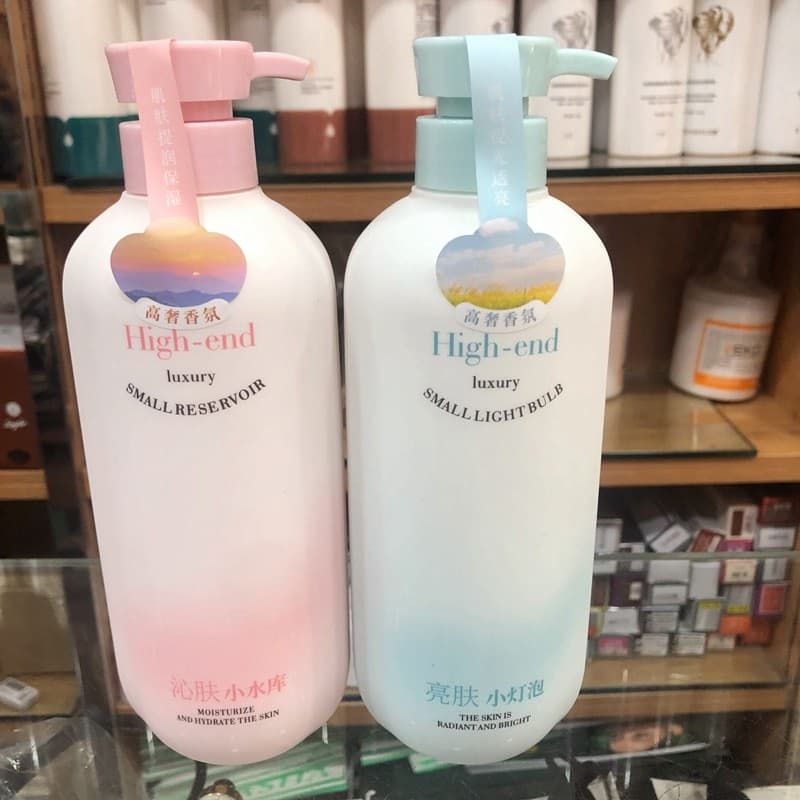 Famosa loção corporal hidratante suave hidratante rosa fragrância loção corporal iluminadora hidratante loção corporal 5