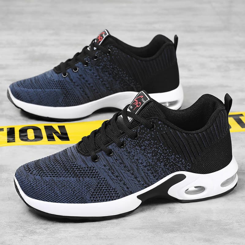 Sapatos masculinos novo estilo na moda tênis masculinos respirável rendas tênis de corrida leve sapatos esportivos casua