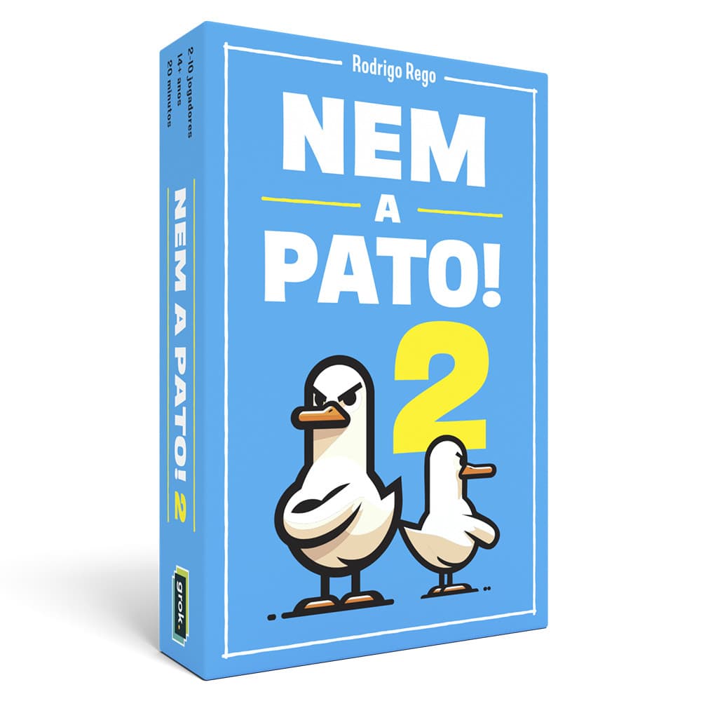 Jogo de Cartas para Toda Familia Divertido Nem a Pato! 2O Clássico Jogo De Perguntas e Respostas Board Game Grok