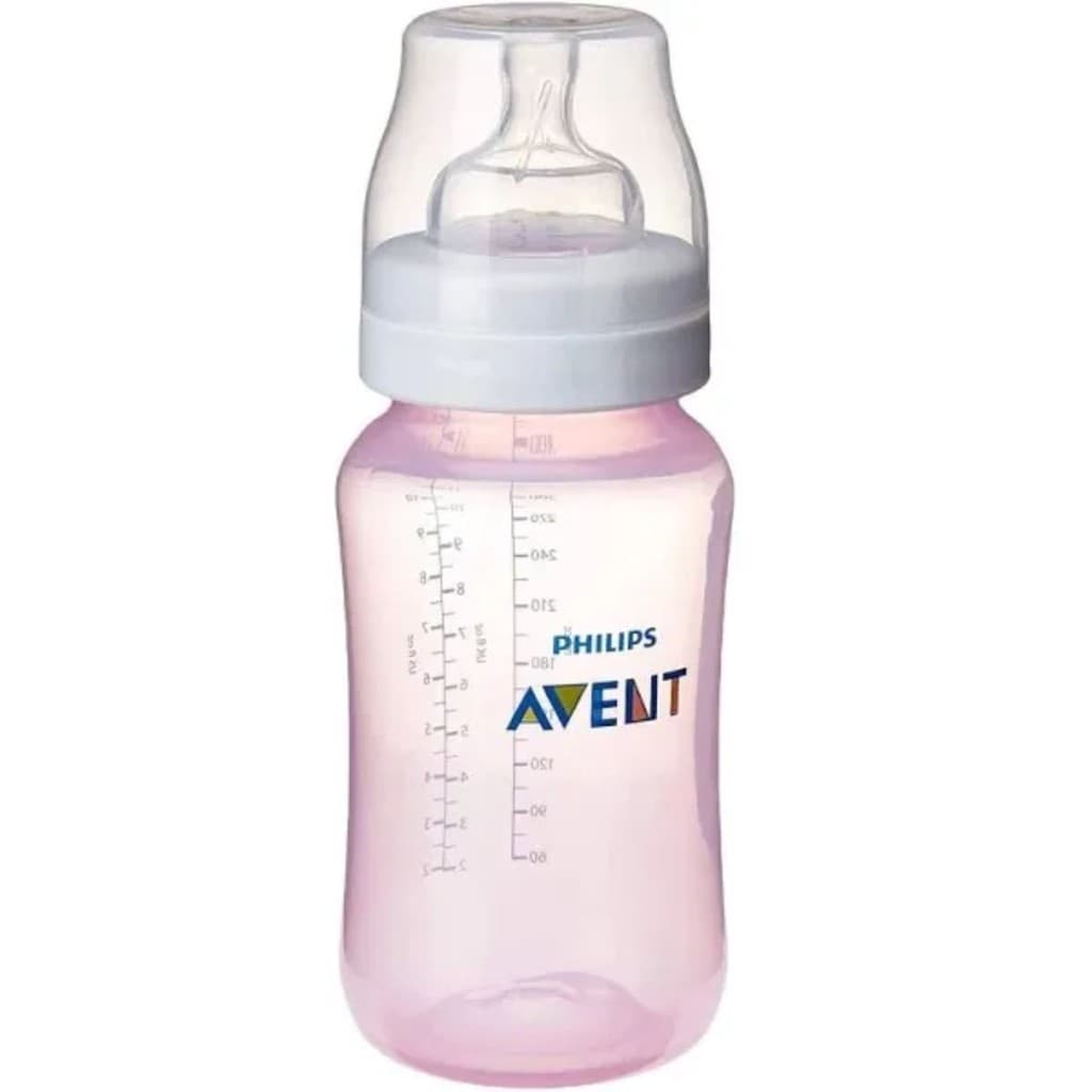Mamadeira Anti-Colic Rosa 330ml Philips Avent (SCY121/11)