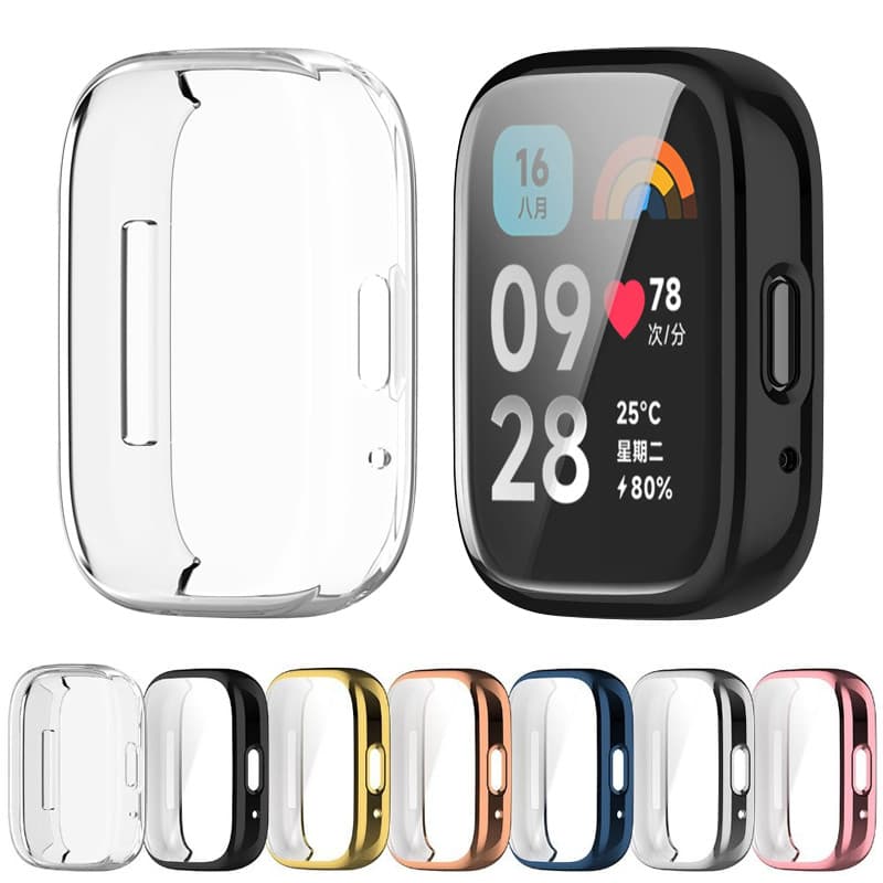 Capinha Capa Para Redmi Watch 3 Active / 3 Lite Case De TPU Macia Relógio Smartwatch Para Redmi Watch 3 Lite