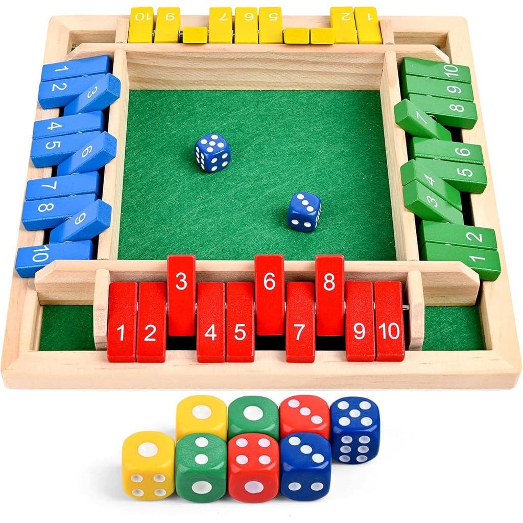 Jogo Fofo De Fecha A Caixa , Jogos De Tabuleiro De Madeira Para Família De 2 4 Jogadores Matemática Familiar Adultos E C