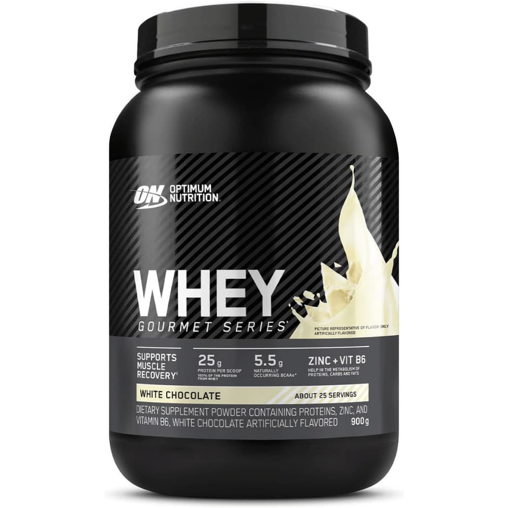100% Whey Protein Gourmet 900g - Chocolate Branco - Optimum Nutrition
