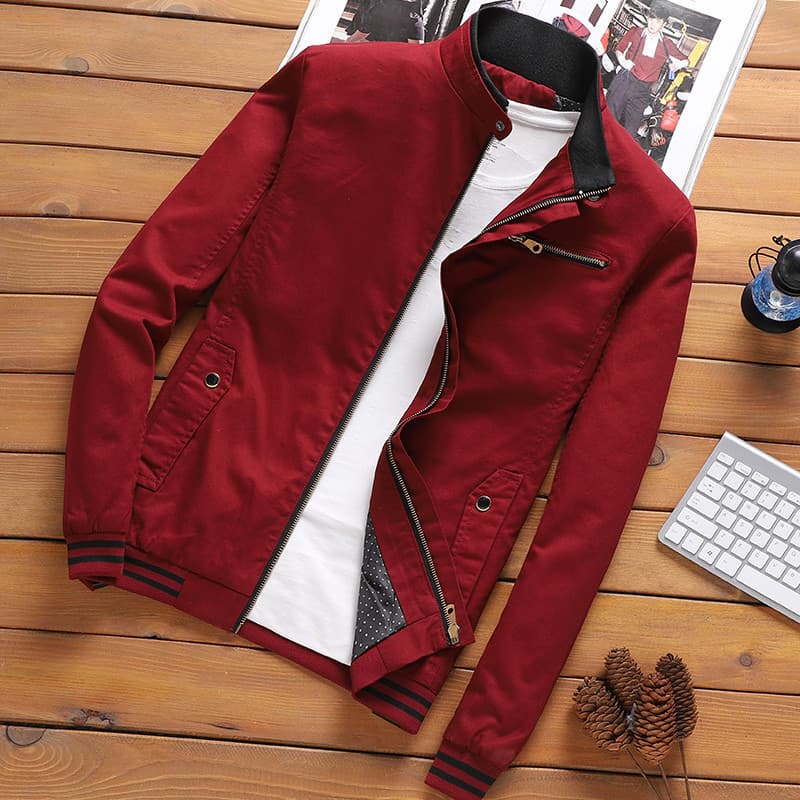 Jaqueta masculina primavera 2023 novo estilo estilo coreano jaqueta primavera outono jaqueta masculina Casual fina jaque