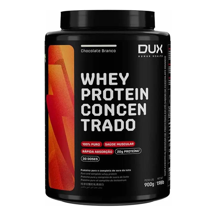 WHEY PROTEIN CONCENTRADO 900g - CHOCOLATE BRANCO
