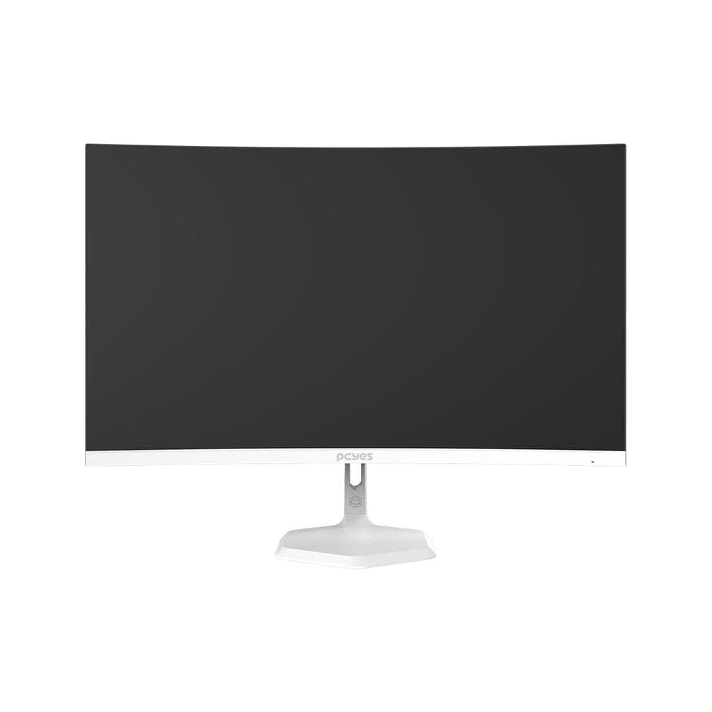 Monitor Gamer Pcyes Quartzo Q23c 23.8" Curvo Fhd Va 100hz 5ms Hdmi/Vga Freesync White Ghost Pmgq23c100wg