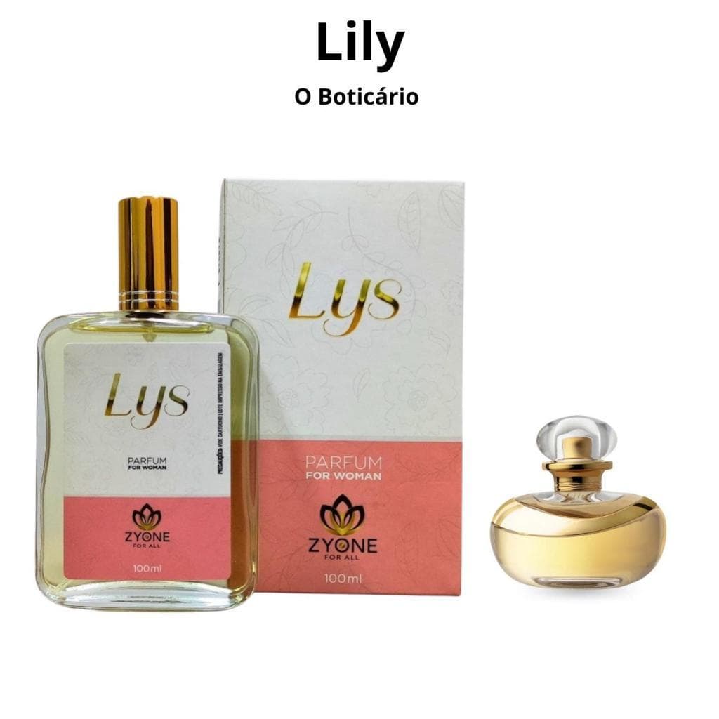 Perfume Lys Feminino Alta Fixação 25% de Essência Importada Parfum Zyone