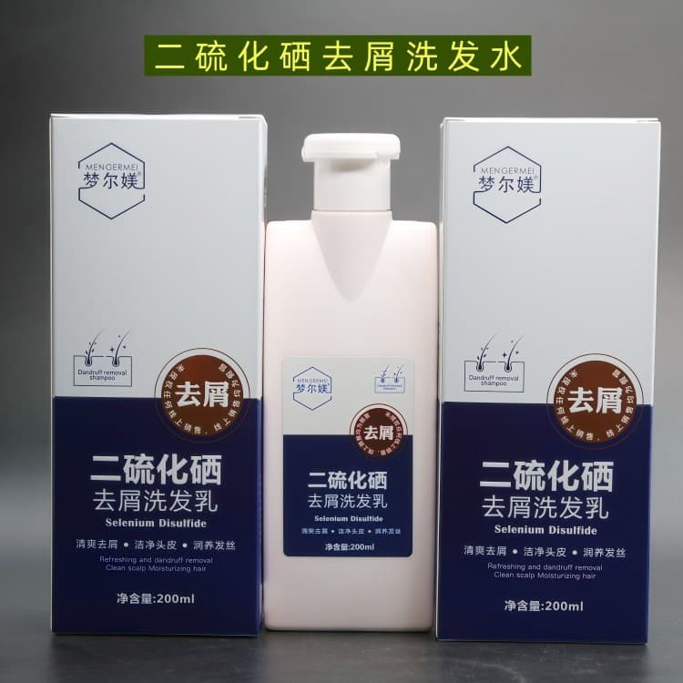 Meng Eryuan Selênio Disulfide Shampoo Anticaspa Shampoo Refrescante Hidratante Suave Anti-Coceira Shampoo Controle de Ól