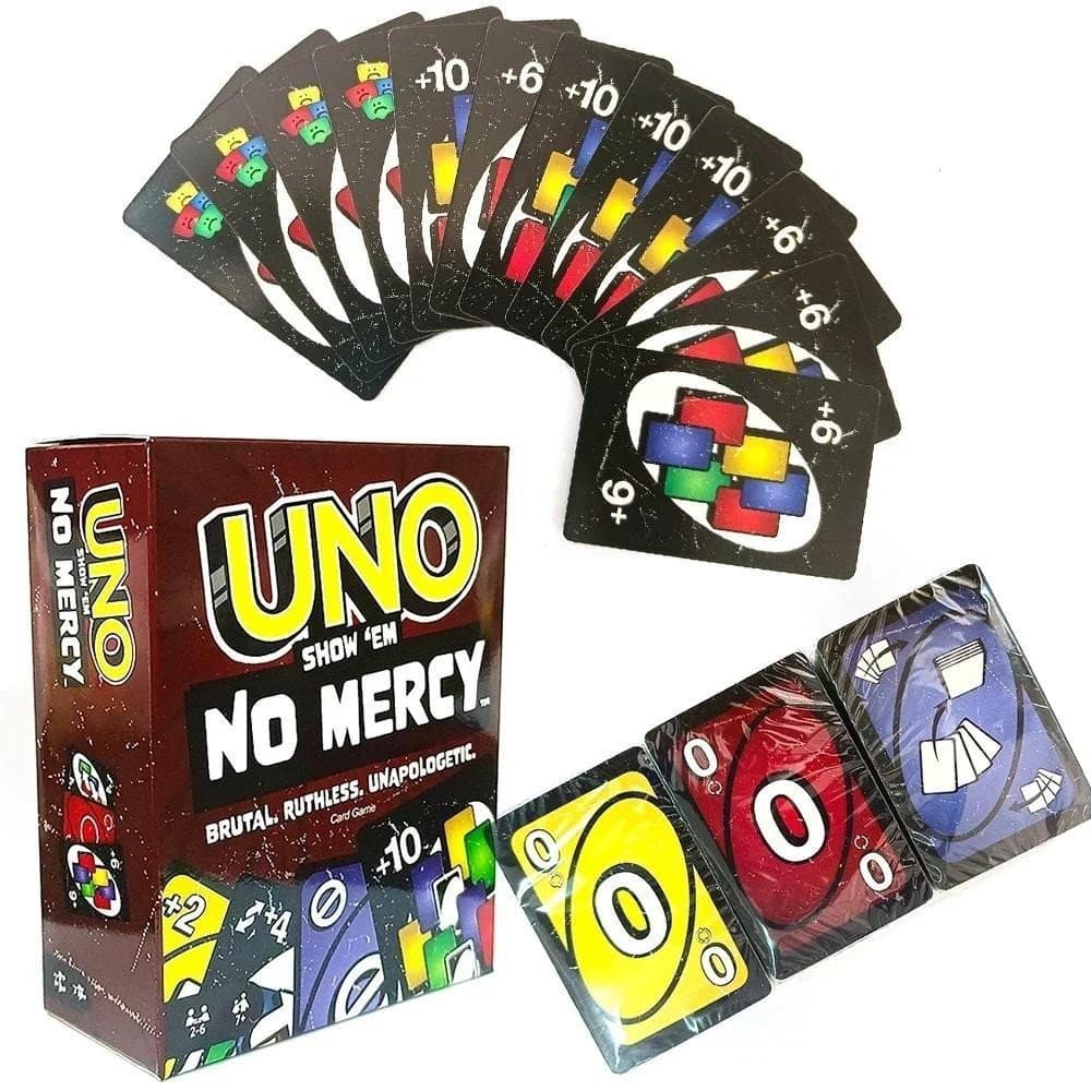 UNO Sem Mercúrio Sanrio Jogos de Tabuleiro Cartas de Jogo para Mesa Família Festa Entretenimento Brinquedos de Cartas Cr