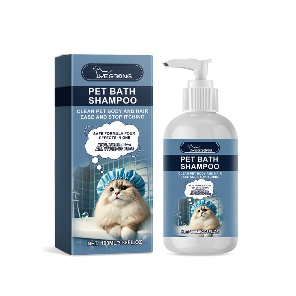 Yegbong Pet Shampoo Gato Cachorro Limpeza Banho Hidratante Nutritivo Lavagem Corporal Shampoo Suave