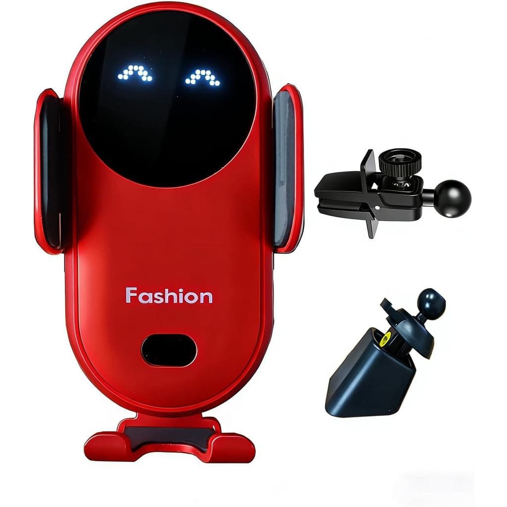 Suporte de Carregamento Sem Fio para Carro, Suporte de Telefone para Carro Bonito, Suporte Automático para Smartphone co