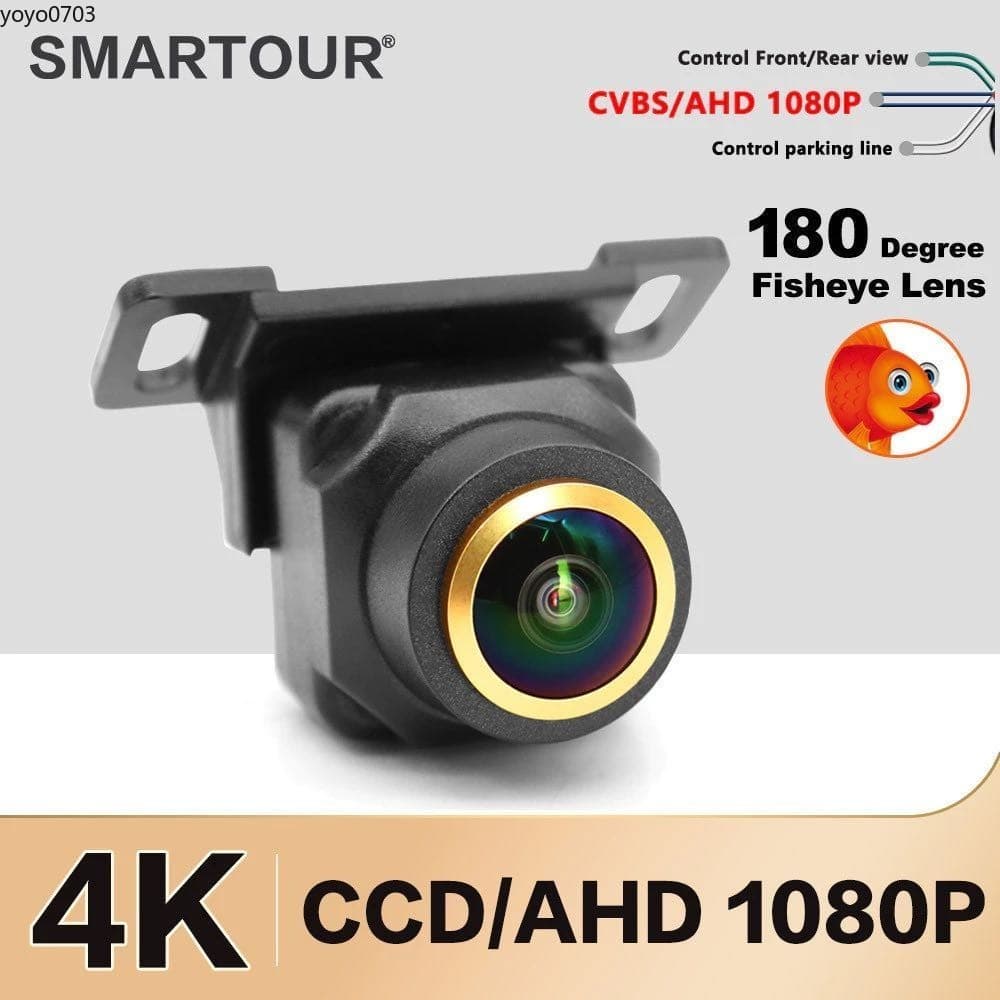 Nova Câmera De Backup De Visão Traseira De Carro À Prova D'água 4K AHD 1920x1080p 170o-HD Night Vision/CVBS Dual Purpose