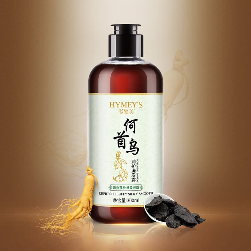 Imagem beleza Polygonum Shouwu hidratante shampoo hidratante limpeza suave refrescante shampoo condicionador cuidados co