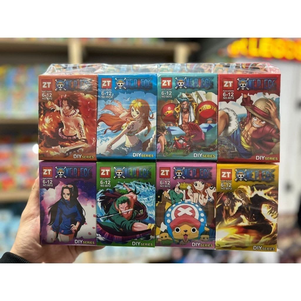 LEGO BLOCO DE MONTAR ONE PIECE 8 PEÇAS O MELHORES  PITARDAS  - ENVIO IMEDIATO 1