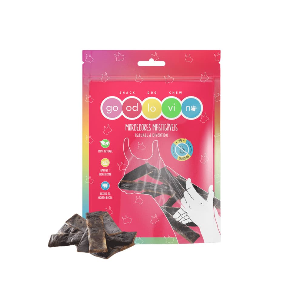 Snack Natural Sticks de Fígado Bovino para Cachorro 60g | Alto Sabor e Recompensa Saudável