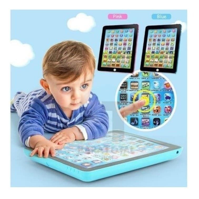 Kit1/2Tablet interativo bilíngue infantil, brinquedos de presente, brinquedos educativos para meninos e meninas