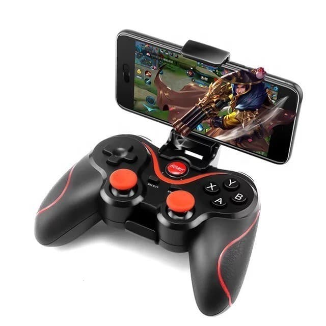 Joystick Bluetooth Controle Gamer Sem Fio Para Celular Android iOS PC Notebook Jogos Free Fire PUBG