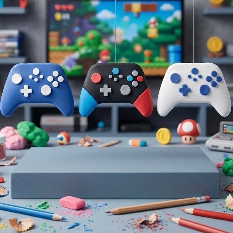 Borracha Gamer Controle Vídeo Game Criativa Unidades Escolar