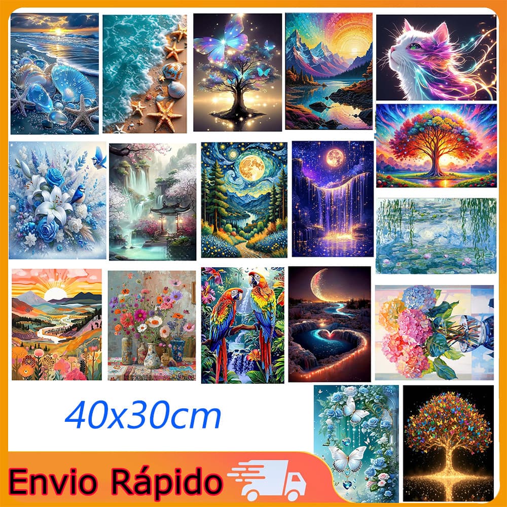 Adequado para iniciantes adultos pintura diamante conjunto 5D pintura diamante