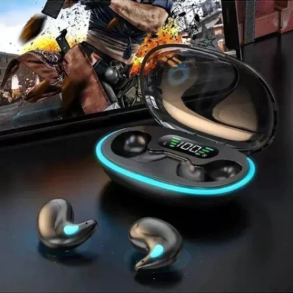 X55 Fones De Ouvido TWS Sleep Sem Fio Bluetooth Display Led HIFI Som Estéreo Fone À Prova D'água Com Cancelame-havando
