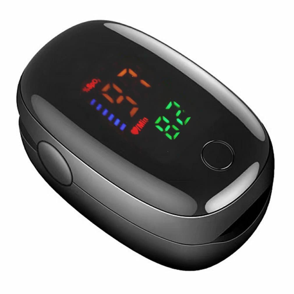 Clipe De Oxímetro De Pulso De Dedo Digital SpO2 PR Monitor De Frequência Cardíaca Medidor De Saturação De Oxigênio No Sa