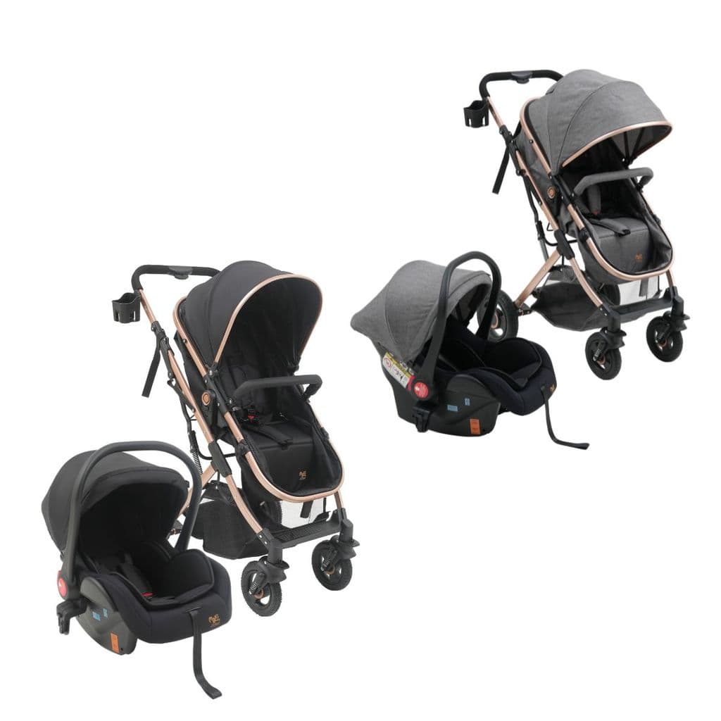 Carrinho c/Bebê Conforto Reversível Elysian Maxi Baby