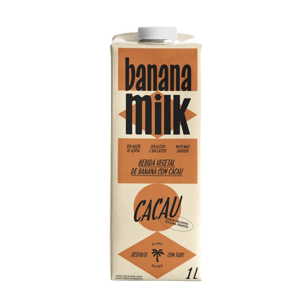 Banana Milk - 1 litro - Cacau