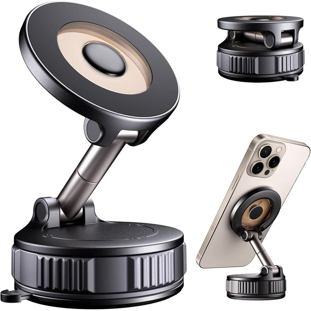 Suporte magnético para telemóvel para carro [120+ LB, com a maior força de sucção e 2800gf, com o maior poder magnético]