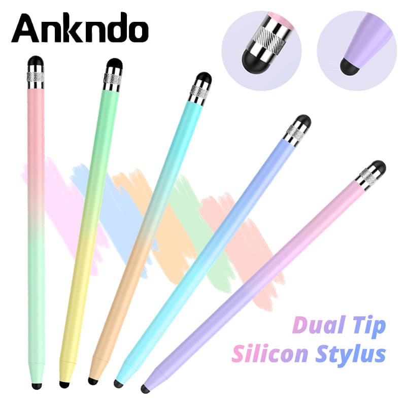 Ankndo 2 Em 1 Caneta Stylus Para Celular Tablet Lápis De Toque Capacitivo Telefone Samsung Universal Android Desenho Tel