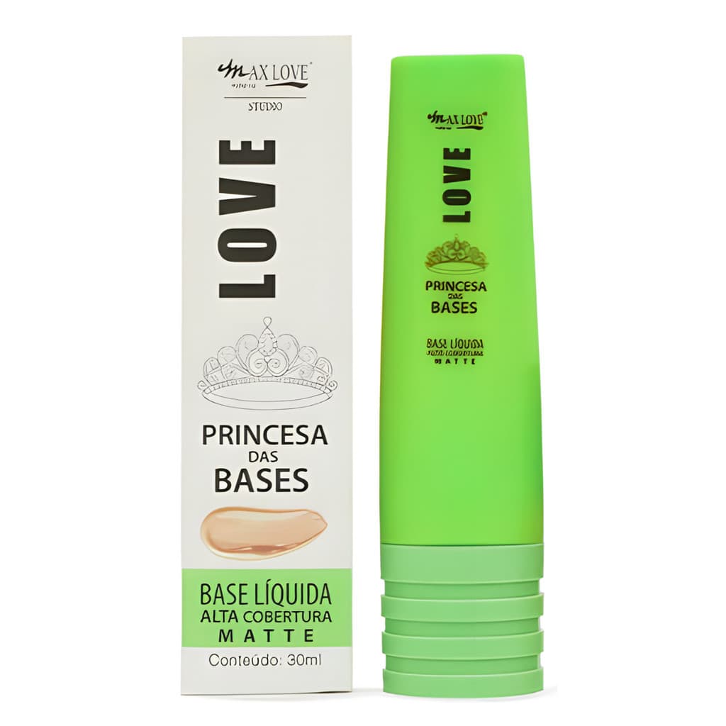 Base Líquida Princesa das Bases Max Love /Cores 200 a 211