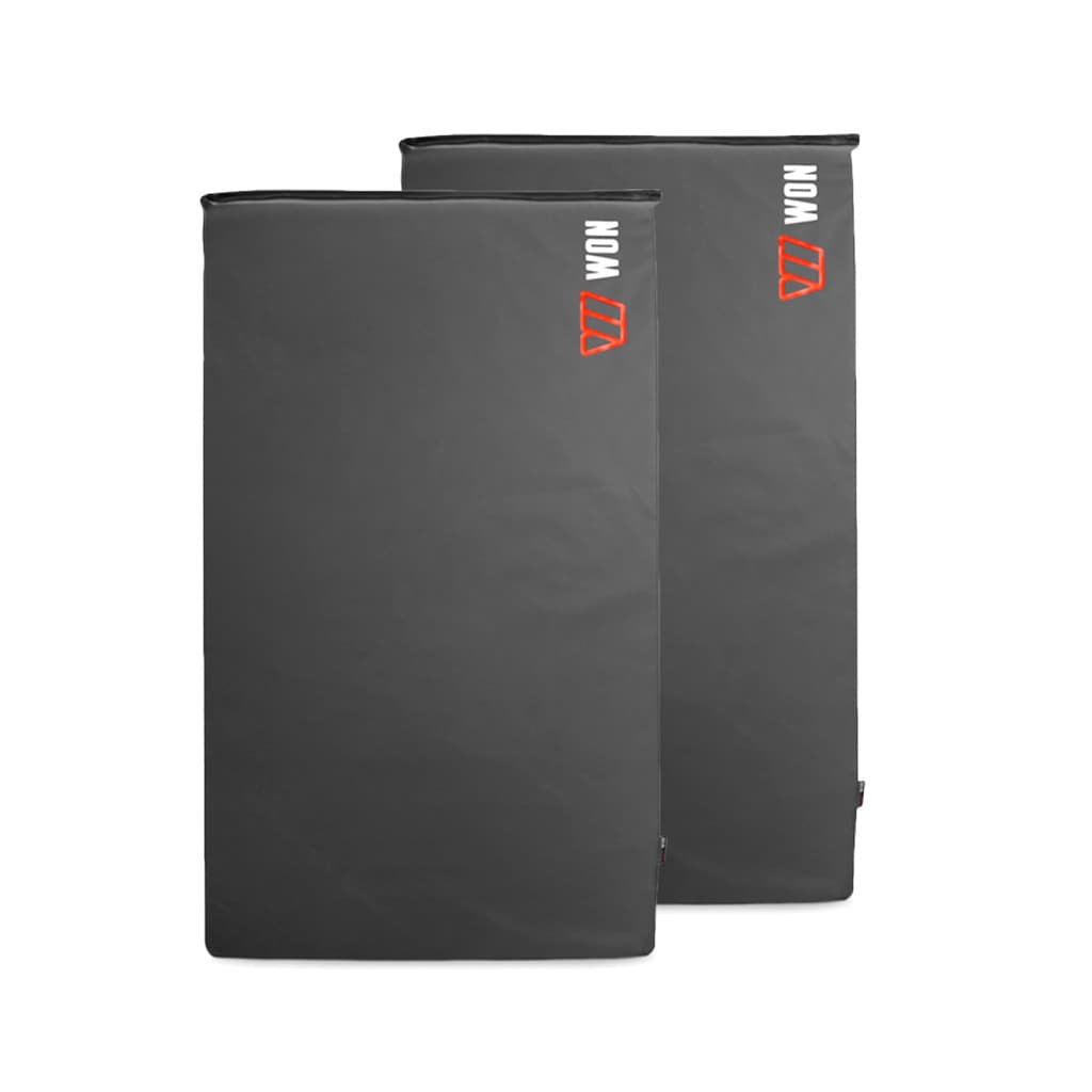 Kit Colchonete WON Alta Densidade D80 95x55x3 cm Preto 2 un Treino Academia Casa Pilates Yoga