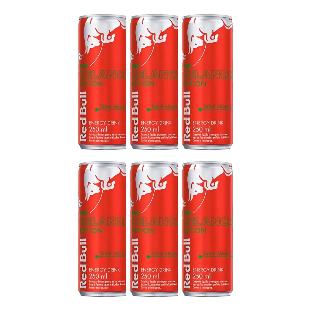 Kit C/6 Energético Red Bull Edition Melancia 250ml