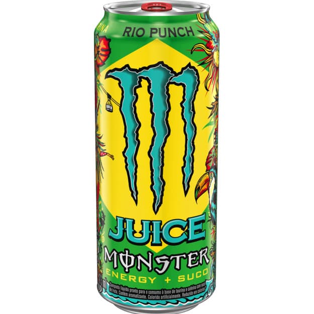 Energético Monster Juicen Energy + Suco Rio Punch 473ml Flex SP