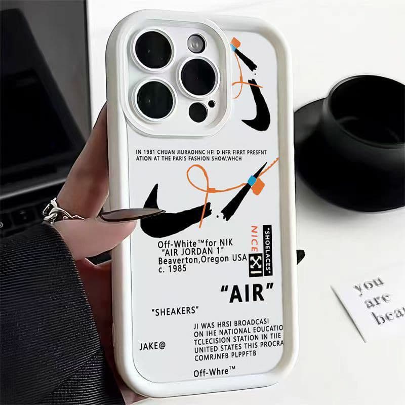 Capinha Capa de Silicone marcas de streetwear Anti queda para IPhone XR 11 12 13 14 15 16 17 Pro MAX 14 15 16 Plus