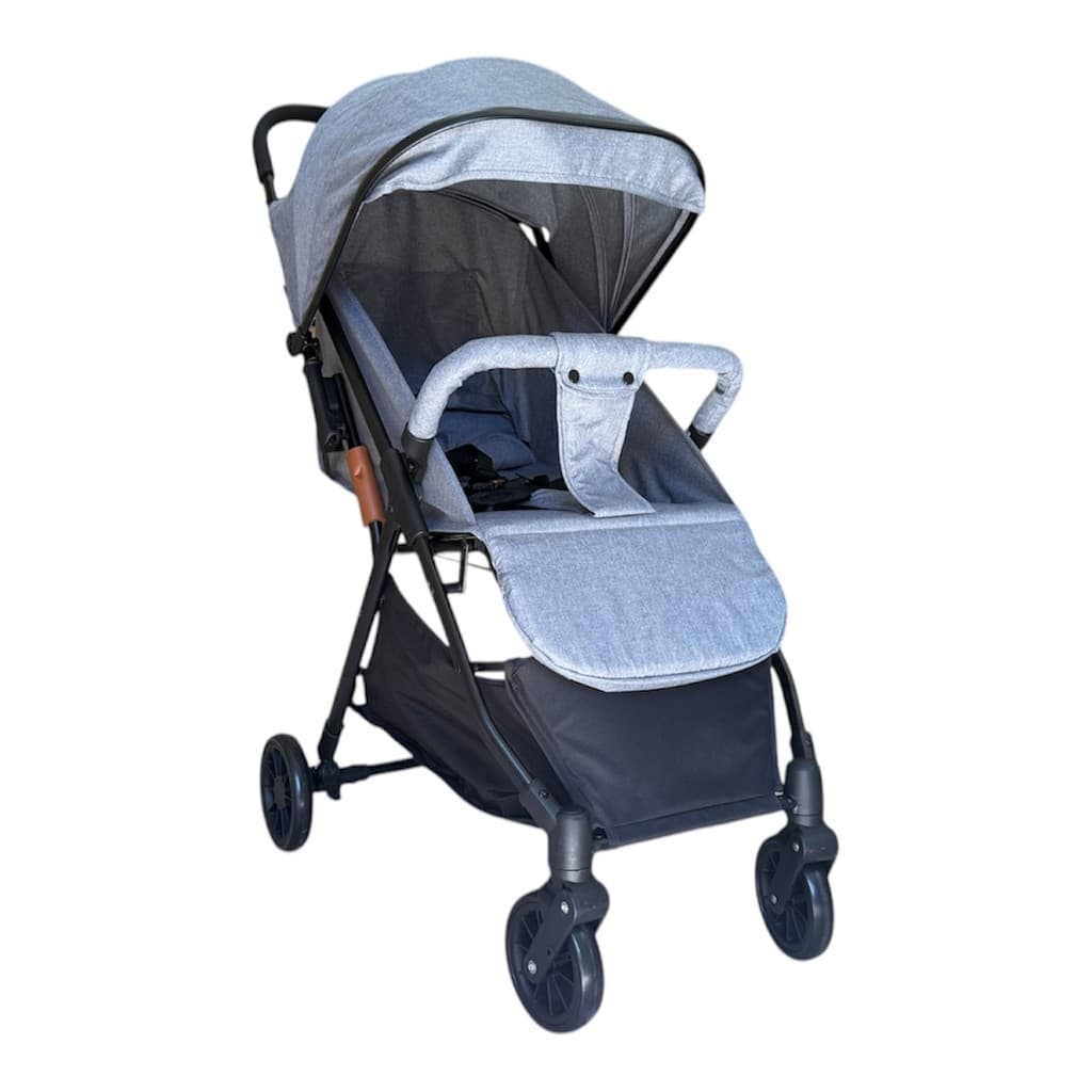 Carrinho de Bebê de Passeio Slim Zappy Grey - Bubble Baby