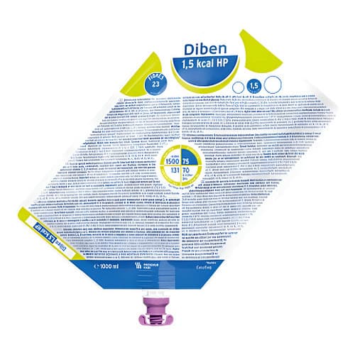 Diben 1.5 Kcal Hp 1 Litro Fresenius Caixa Com 8 Sabor Sem Sabor