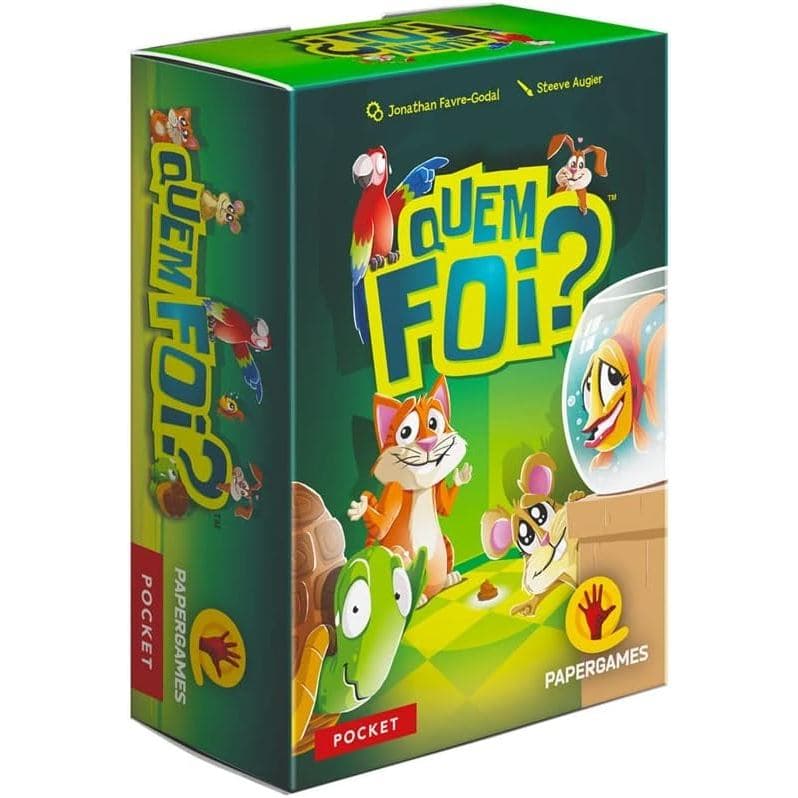 Jogo Quem Foi PaperGames Cartas Família Festa 3 a 6 Jogadores