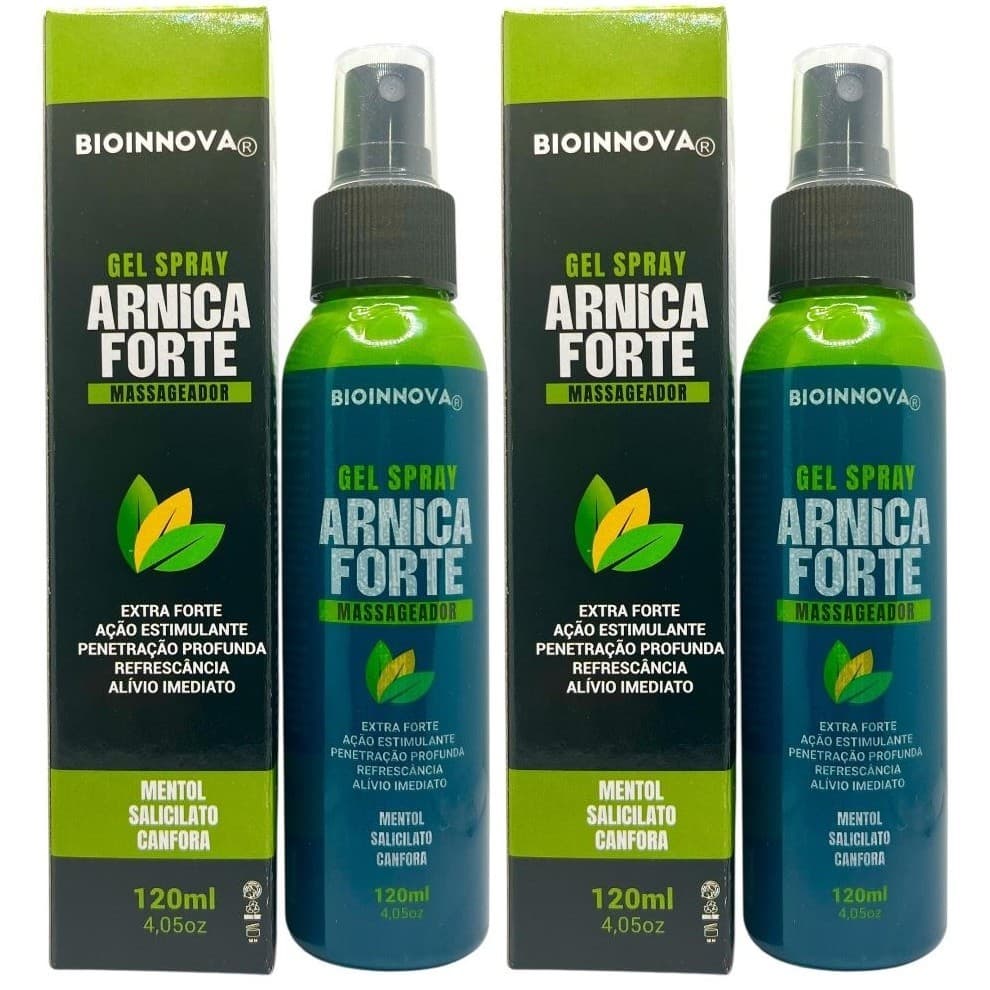 Kit 2 Spray Contra Dores no Corpo Ice Arnica A Pronta Entrega 120ml - Bioinnova