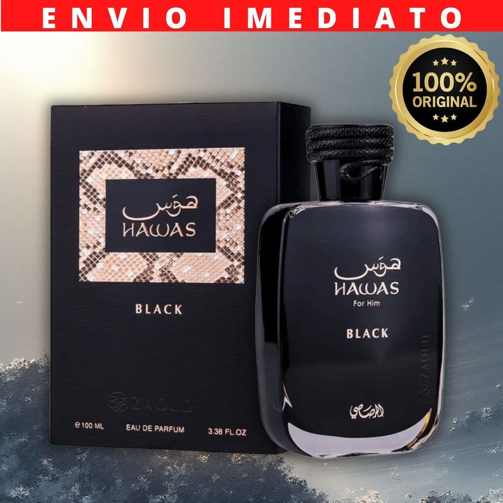 Hawas Black Perfume Importado – O Cheiro da Confiança Masculina