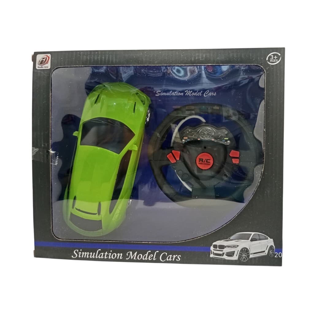 Brinquedo Carrinho Lamborghini Controle Remoto Volante 4 Canais