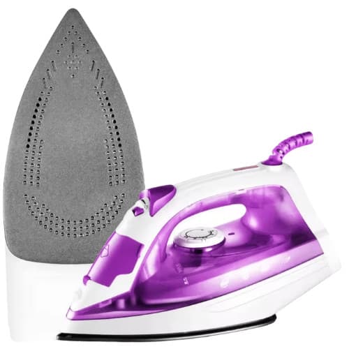 Ferro de Passar a Vapor e Spray 1200W  - Base Antiaderente, Leve e Eficiente 110v e 220v