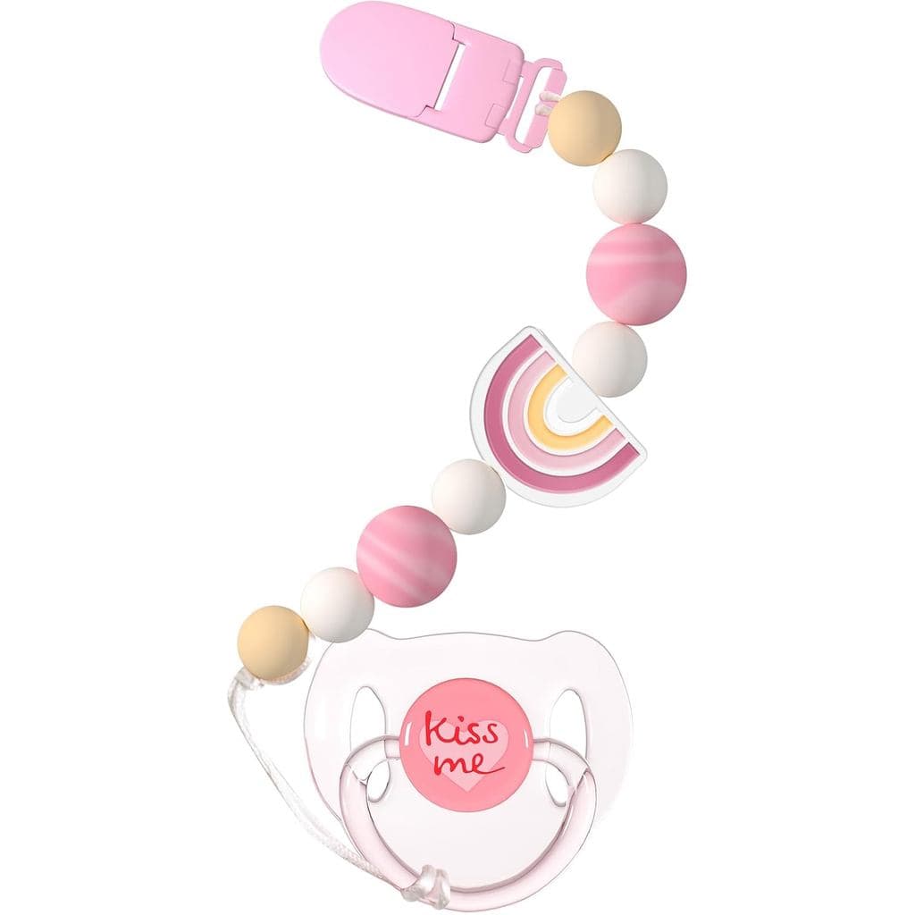 Clipes para chupetas Aori, para bonecas de bebê Rebron, suportes para chupetas, clipes de silicone para chupetas com fec