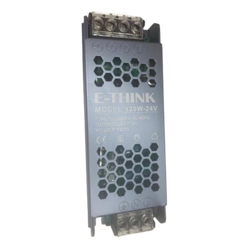 Fonte Chaveada Slim 24v 5a 120w Bivolt 110v 220v Som Paredao Led Forte